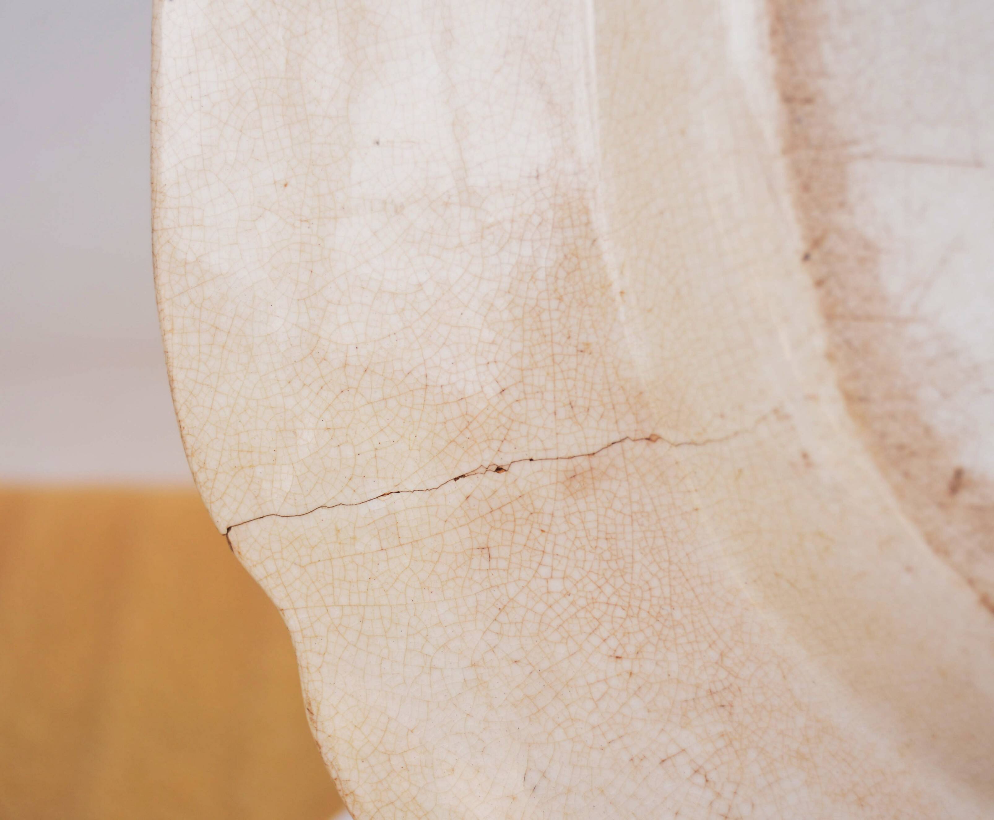 Large Decorative Platter Blue Transferware with Abbey Ruin early 19th C.