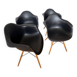 Eames plastic armchairs
