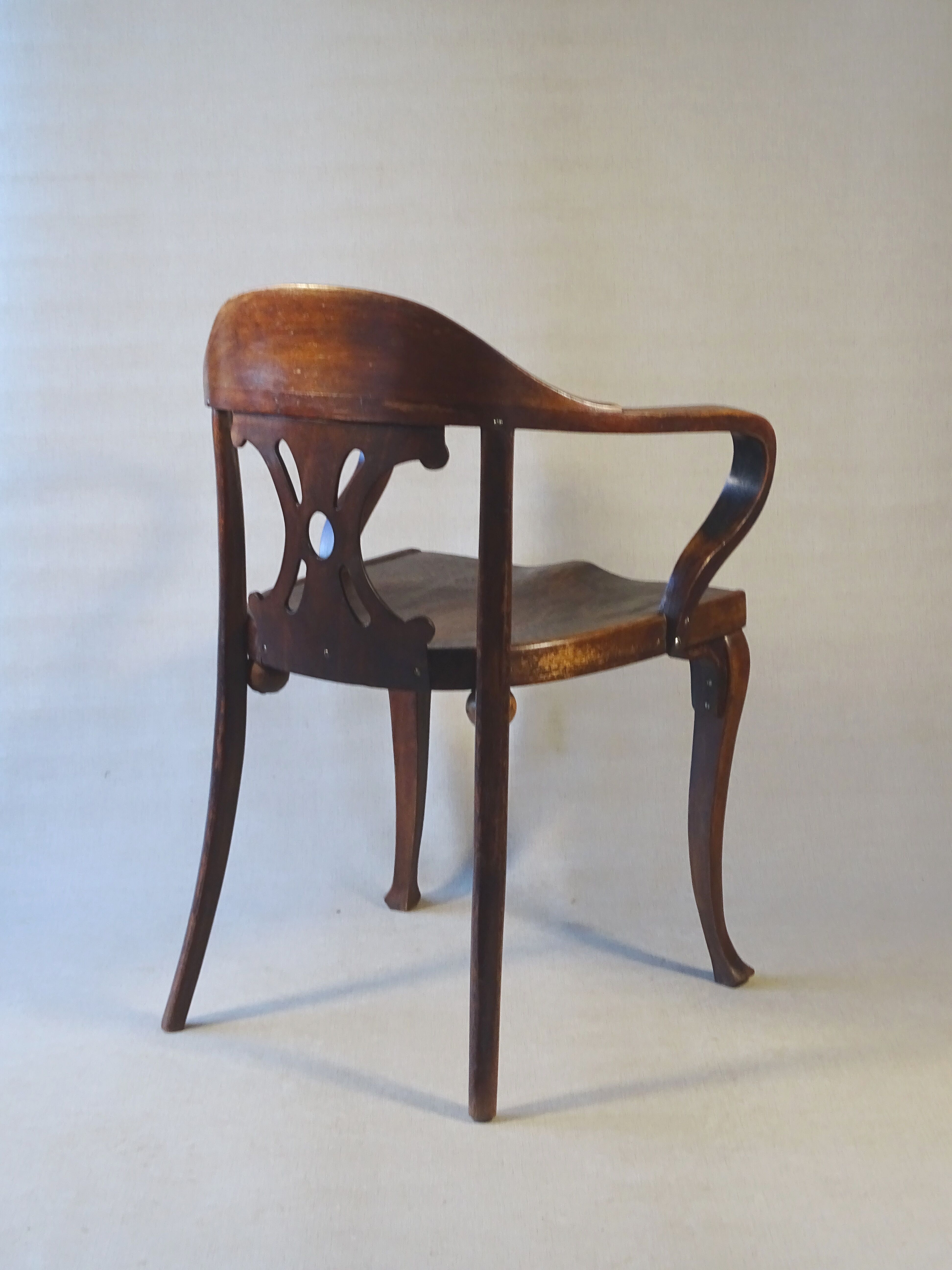 Fauteuil de bureau  KOHN N°701 Sécession - 1910 - No Thonet -