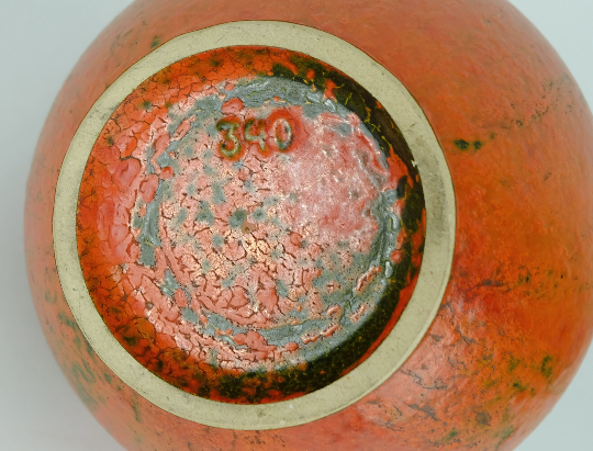 Ruscha vase vulkano decor kurt tschoerner mid century pottery model 340