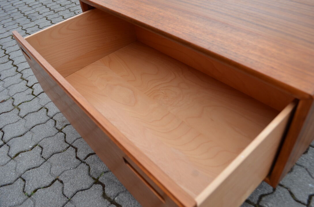 Danish Modern Teak Chest of Drawers  Cabinet Sideboard