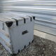 Wooden storage travel trunk