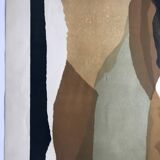 Kengo kara, untitled, c. 1973. original lithograph signed in pencil