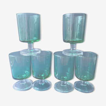 6 green arcoroc glass