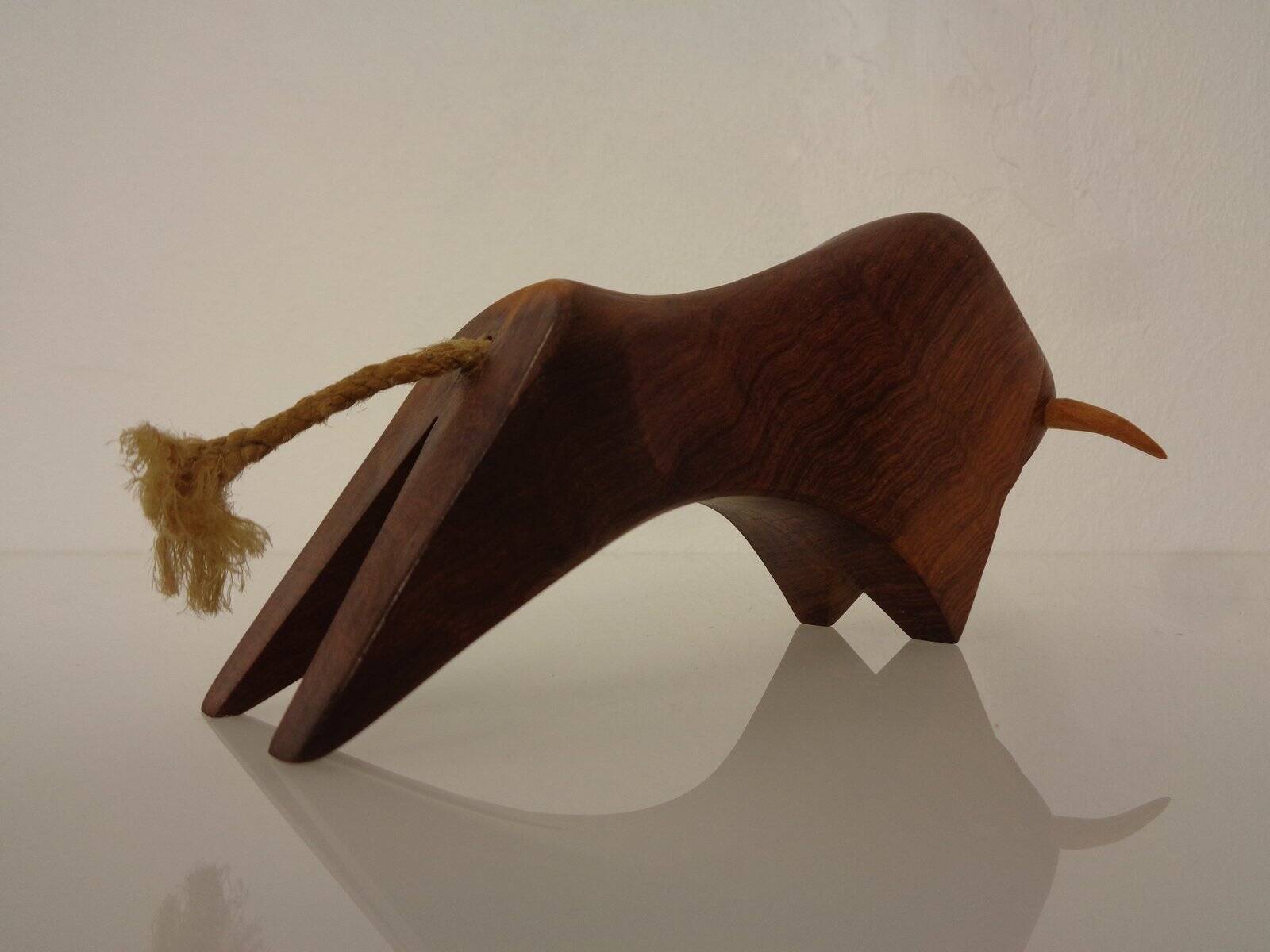 Mahogany Bull Pen Holder, Denmark, 1960s