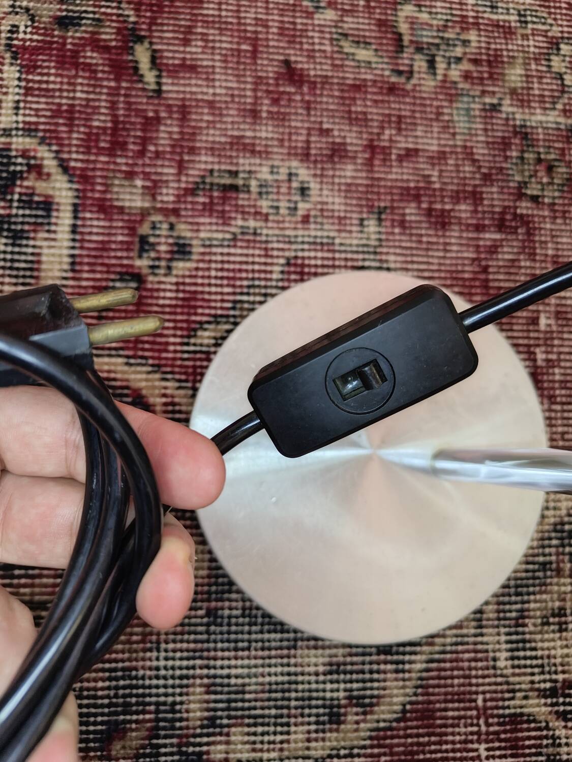 Lampe de Bureau Vintage Chrome & Aluminium – Design 70s – Réglable