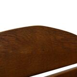 Art Deco Oak compact bookcase minimalist design