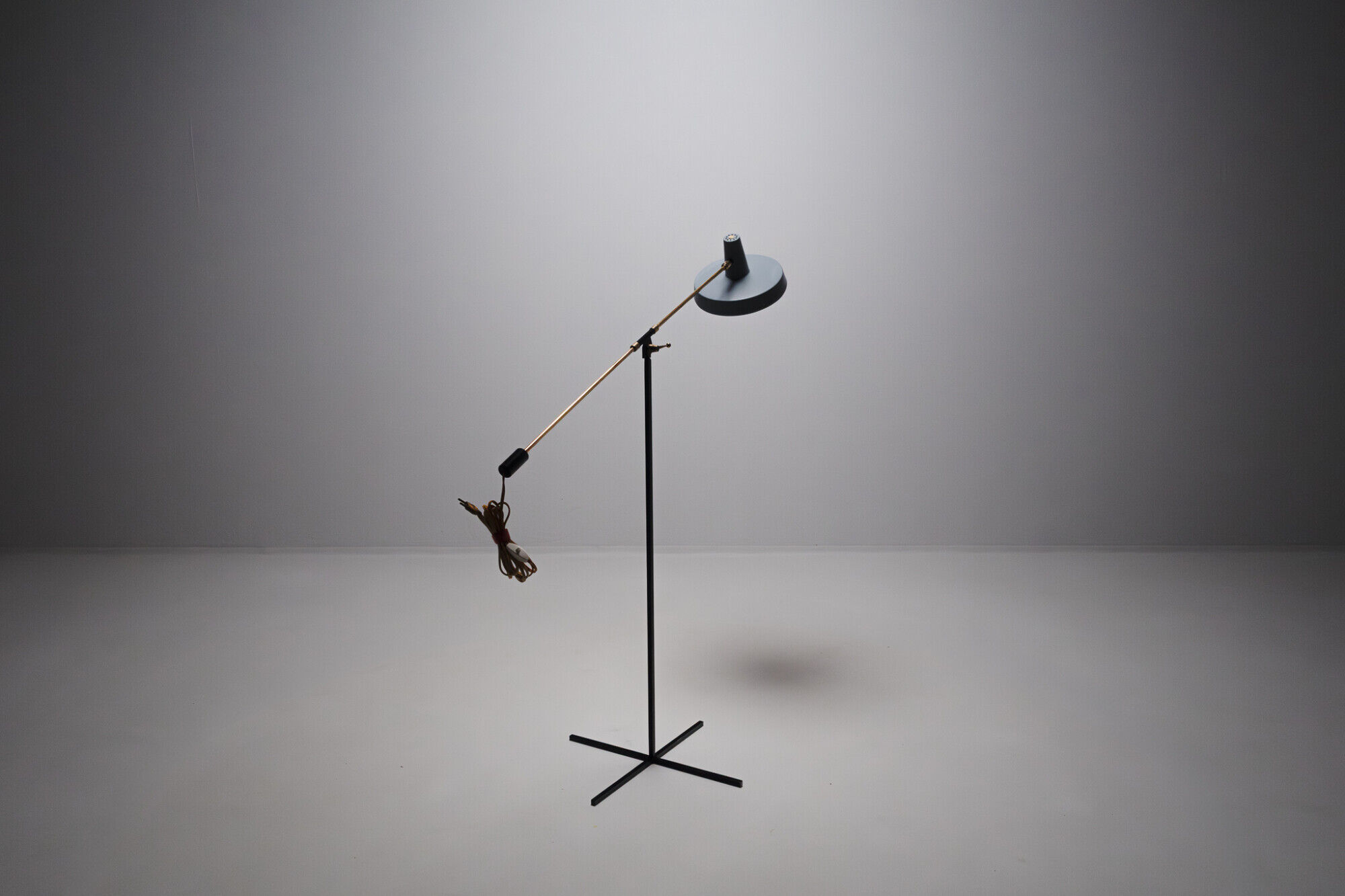 Mid-century counterbalance floor lamp by Boulanger, Belgium, 1960s