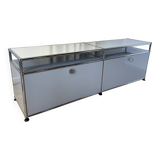 USM Haller TV cabinet in Light Grey