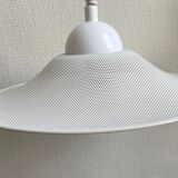 Suspension of the 80s in perforated white metal