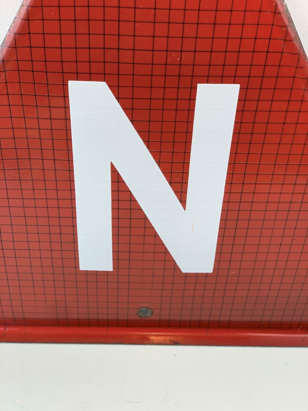 Old enamelled signposting plaque Railway 1930