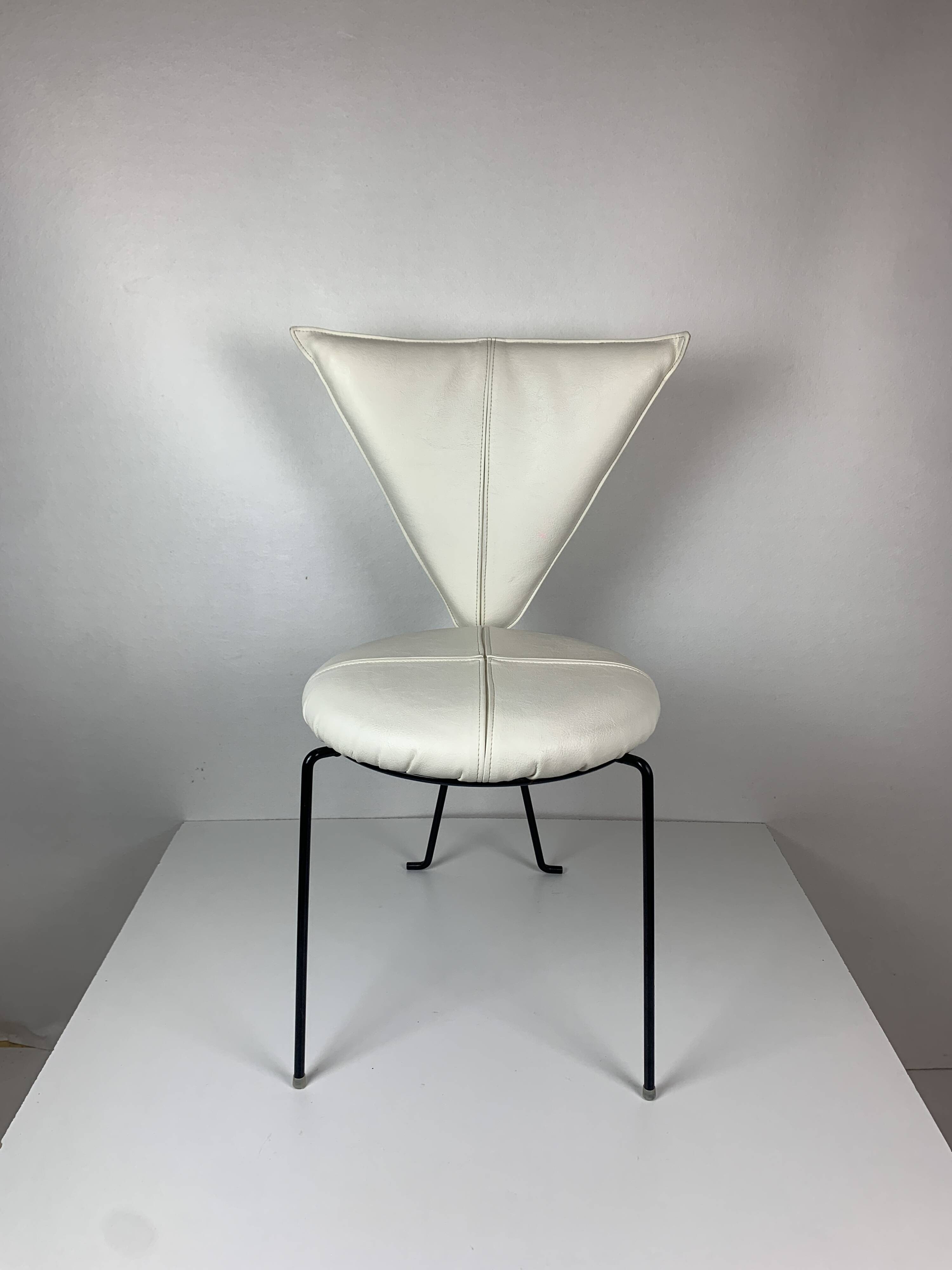 Set of 8 and one post modern dining chairs, 1980s by Lübke