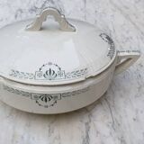 Terre de Fer Gien soup tureen, Clara model