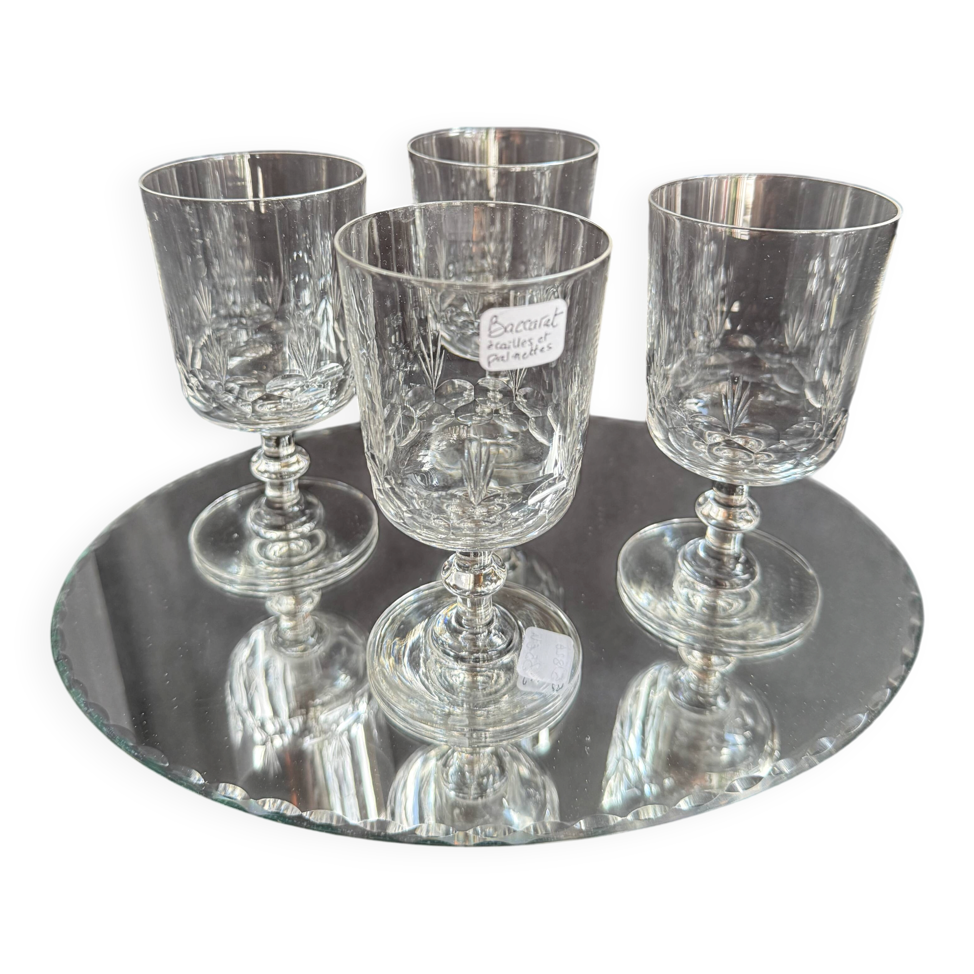 4 verres à vin Baccarat