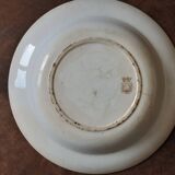 Plat rond  porcelaine  opaque de Gien