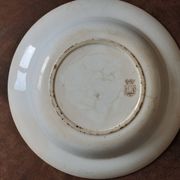 Plat rond  porcelaine  opaque de Gien