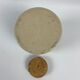 Pot en grès beige bouchon en liège 13cm