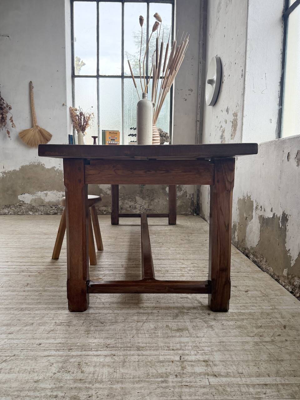 Table de ferme XL en chêne massif