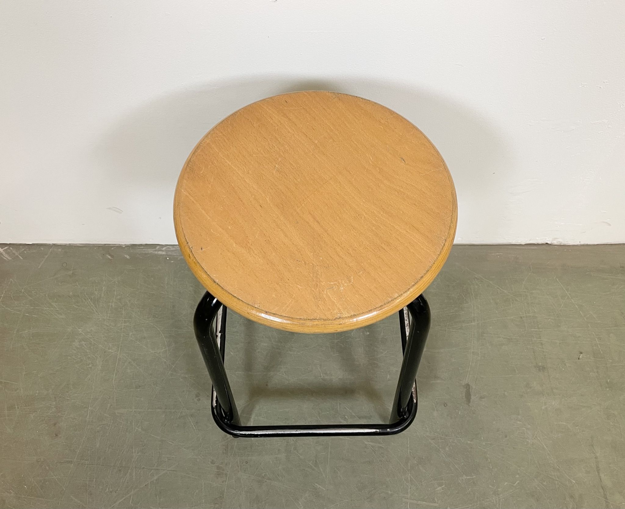 Vintage industrial italian stool, 1970s