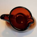 Large blown glass pitcher