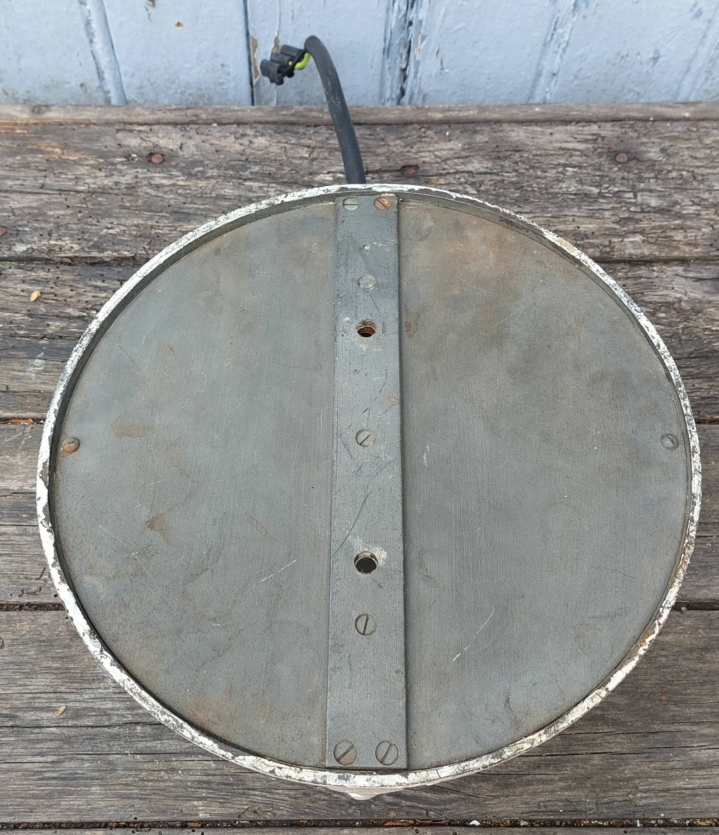 industrial ceiling lamp in opaline