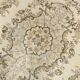 Tapis turc beige classique et bordé vintage 6x10, 193x306 cm SK 5705