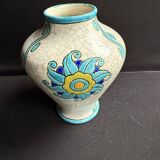 Art Deco earthenware vase – Boch La Louvière – Charles Catteau (1880-1966)