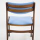 A set of 4 teak dining chairs,