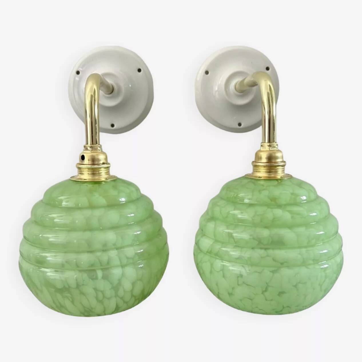 Pair of Art Deco wall sconces