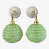 Paire d’appliques murales Art Deco
