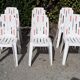Lots de 6 chaises samba Pierre Paulin henry massonet en plastique design