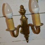 Paire d'appliques style Louis XVI en bronze