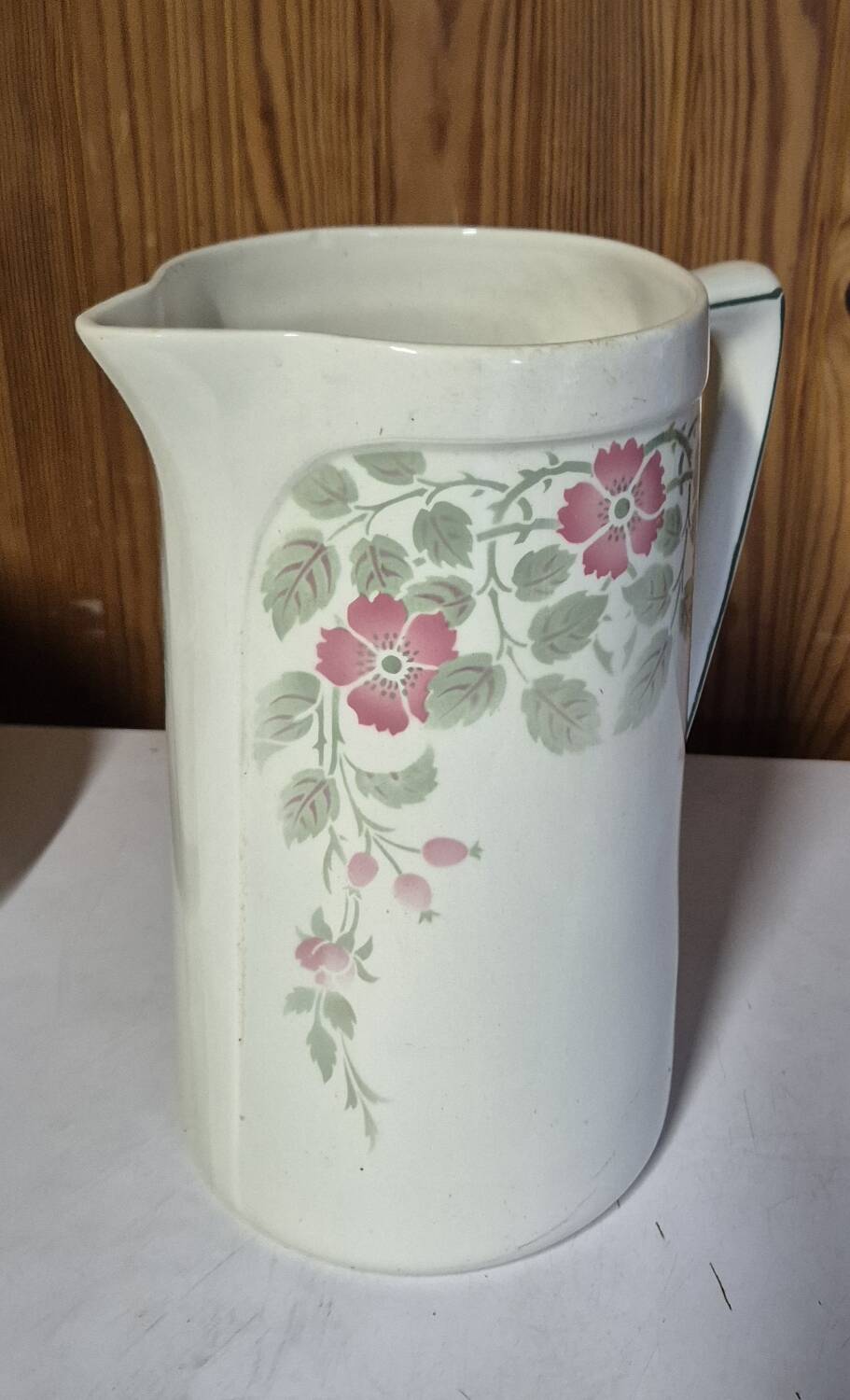 K&G Lunéville Eglantine jug and basin earthenware toilet set