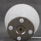 1970s Glass Globe "Venice Hand Made Glass "Table Lamp, Italy