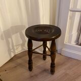 Tabouret tripode vintage