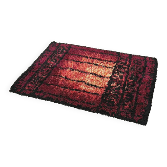 "Pirkka" rug by Laila Mikkonen in wool, 1960