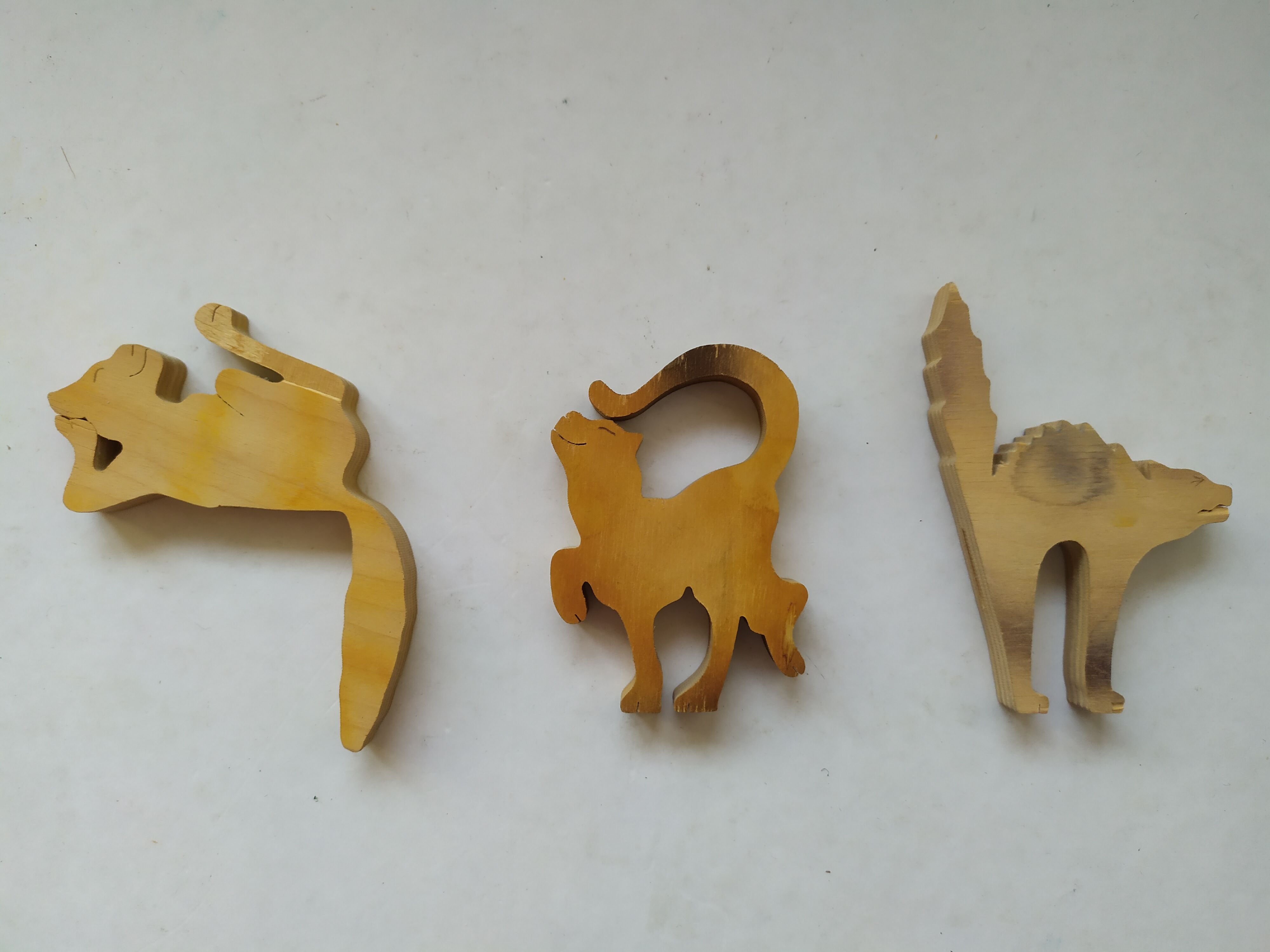 Vintage cat toy figure