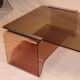 Table basse vintage de Michel Dumas 1970