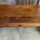 Rustic farmhouse antique coffee table made of solid oak with 1 drawer 50.