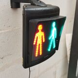 Industrial lamp metal pedestrian crossing a fastener 220 v and leds