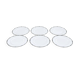 Set of 6 flat plates in English porcelain Wedgewood model Amherst.