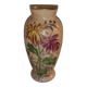 Art-Nouveau enamelled marble glass vase