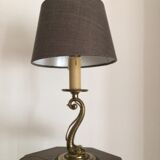 Classic bronze dolphin lamp" Louis XV style