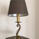 Classic bronze dolphin lamp" Louis XV style