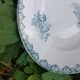 Plat ancien en terre de fer Saint Amand 