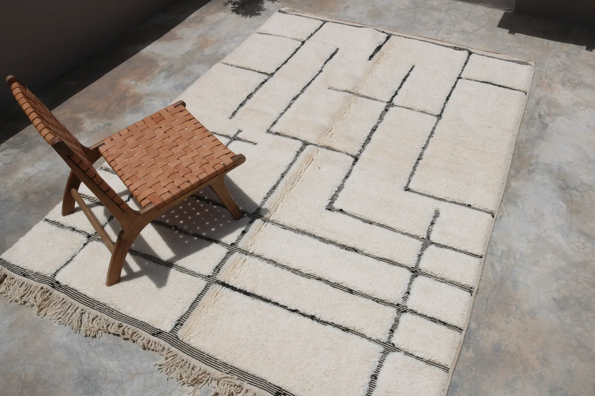 Grand tapis Beni Ouarain, 310 x 210 cm - G1023