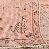 7x10 Dusty Pink Vintage Persian Rug, 199x303 Cm