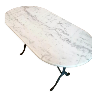 Table de bistrot en marbre