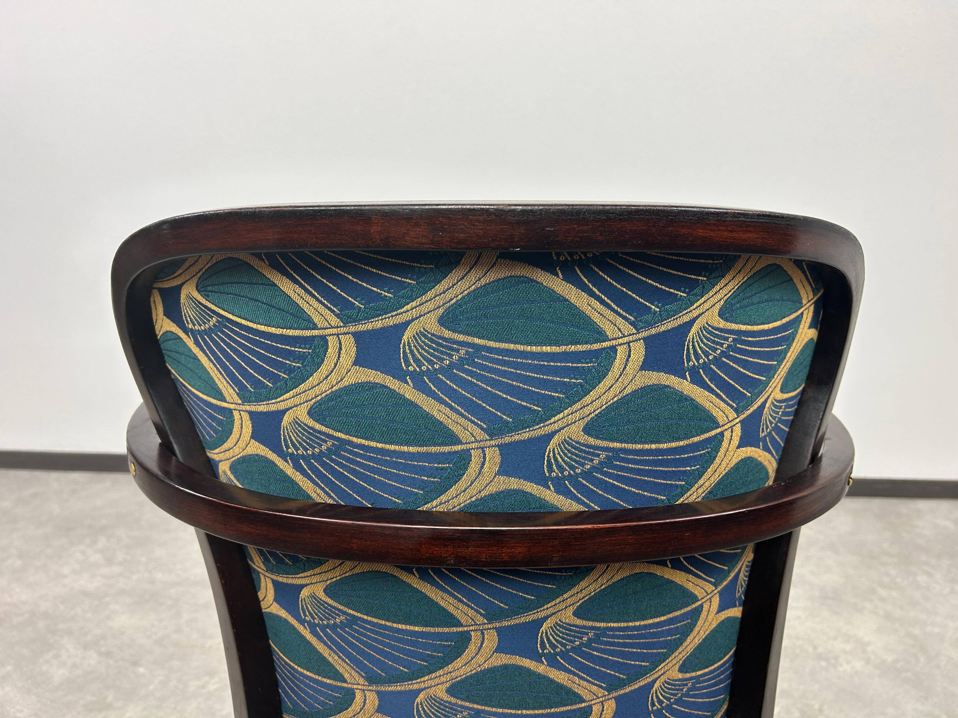 Chaise de bureau Jugendstil no.717 par Gustav Siegel