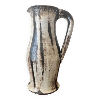 carafe en céramique émaillée et signée, 1950